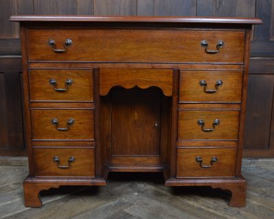 Edwardian Mahogany Knee Hole Desk SAI3539 - Image 5