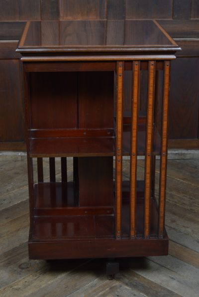 Mahogany Revolving Bookcase By John Taylor Of Edinburgh SAI3558 - Image 6