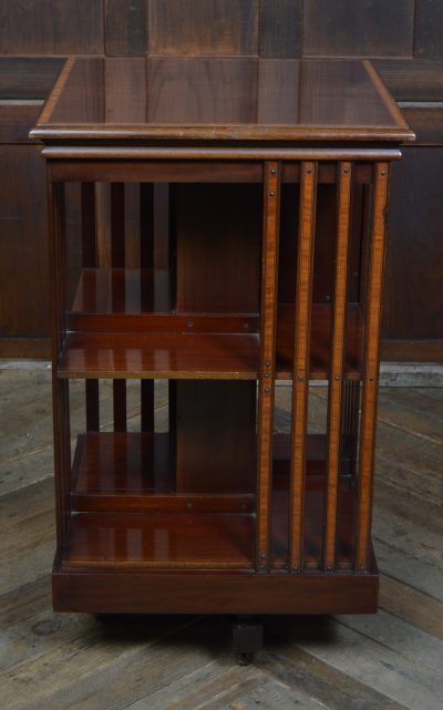 Mahogany Revolving Bookcase By John Taylor Of Edinburgh SAI3558 - Image 7