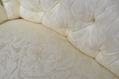 Victorian Oak Damask Sofa SAI3521 - Image 7