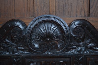 Victorian Oak Monk Bench / Settle SAI3547 - Image 2