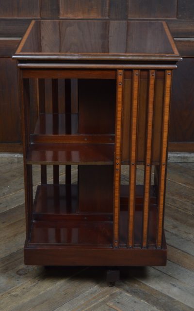 Mahogany Revolving Bookcase By John Taylor Of Edinburgh SAI3558 - Image 8