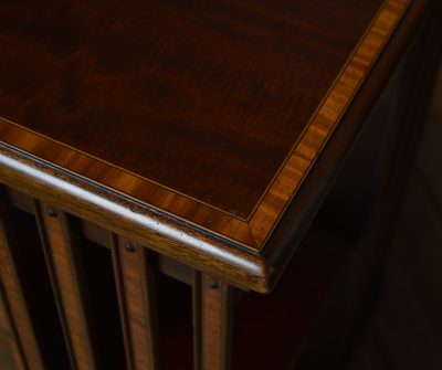 Mahogany Revolving Bookcase By John Taylor Of Edinburgh SAI3558 - Image 9