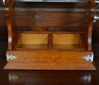Edwardian Oak Tantalus SAI3513 - Image 12