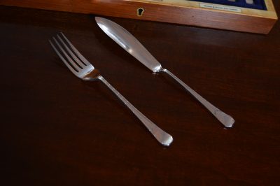 Waring & Gillows Cutlery Set/ Fish Set SAI3514 - Image 11