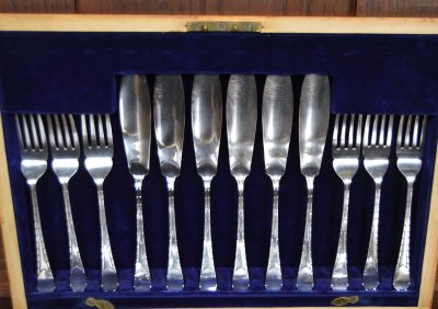 Waring & Gillows Cutlery Set/ Fish Set SAI3514 - Image 14
