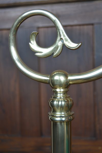 Edwardian Brass Floor Standing Lamp SAI3565 - Image 4