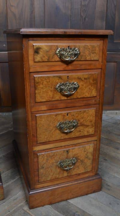 Pair Of Victorian Walnut Bedside Drawers SAI3515 - Image 10