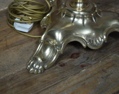 Edwardian Brass Floor Standing Lamp SAI3565 - Image 6
