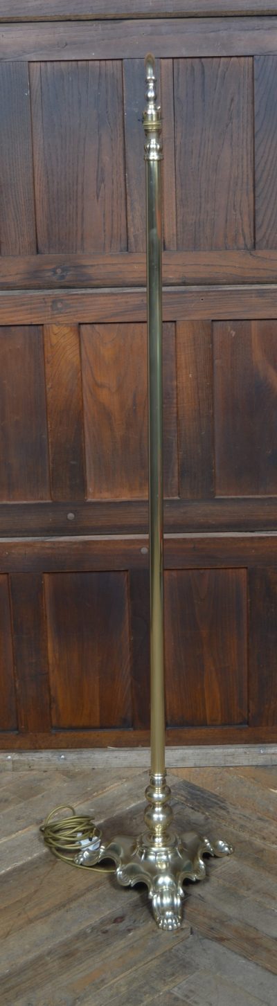 Edwardian Brass Floor Standing Lamp SAI3565 - Image 7
