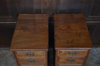 Pair Of Victorian Walnut Bedside Drawers SAI3515 - Image 7