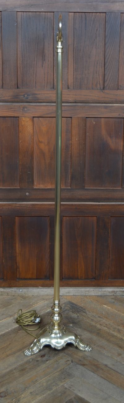 Edwardian Brass Floor Standing Lamp SAI3565 - Image 9