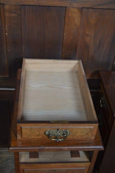 Pair Of Victorian Walnut Bedside Drawers SAI3515 - Image 3