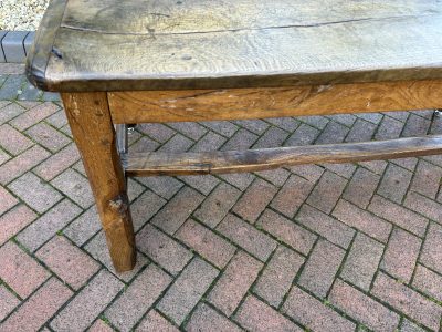 18th Century Oak Refectory Farmhouse Dining Table - Image 10