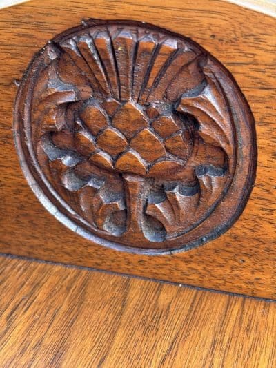 Arts & Crafts Walnut Bookcase c1910 - Image 5