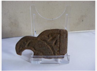 Rare Early Islamic Carved Wood Fragment Eagle Egypt c1000 AD - Image 3