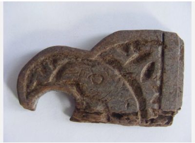 Rare Early Islamic Carved Wood Fragment Eagle Egypt c1000 AD - Image 10