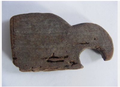 Rare Early Islamic Carved Wood Fragment Eagle Egypt c1000 AD - Image 5