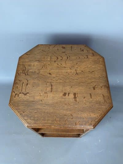 Heals of London Limed Oak Book Table 1930s - Image 2