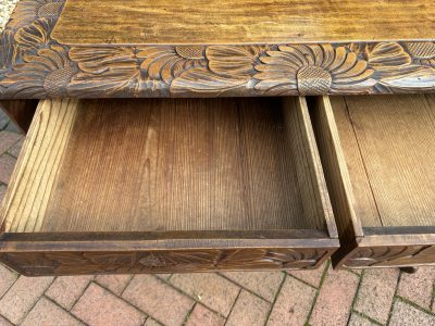 Rare Liberty Arts & Crafts Writing Desk c1905 - Image 7