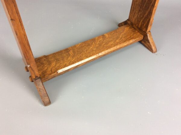 Arts and Crafts Occasional Drop Leaf Table - Image 9