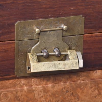 Qing Dynasty Teak, Camphor & Burr-Elm Kist - Image 2