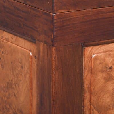 Qing Dynasty Teak, Camphor & Burr-Elm Kist - Image 6