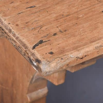 Large 19th Century Gothic Pine Refectory Table from North Leith Parish Church - Image 2