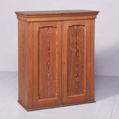 Pitch Pine 2 Door Cabinet
