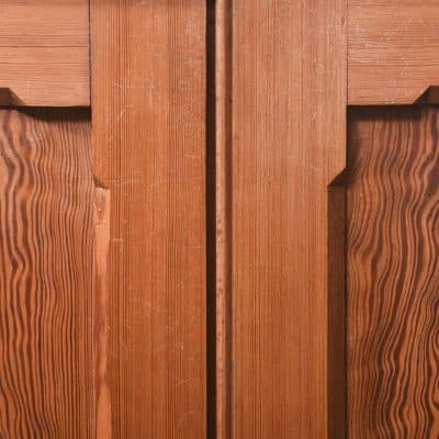 Pitch Pine 2 Door Cabinet - Image 4