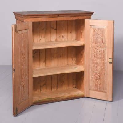 Pitch Pine 2 Door Cabinet - Image 5