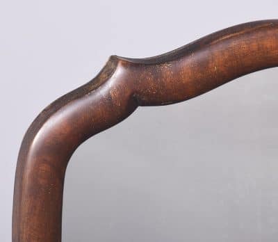 Queen Anne Style Walnut Cheval Mirror - Image 2