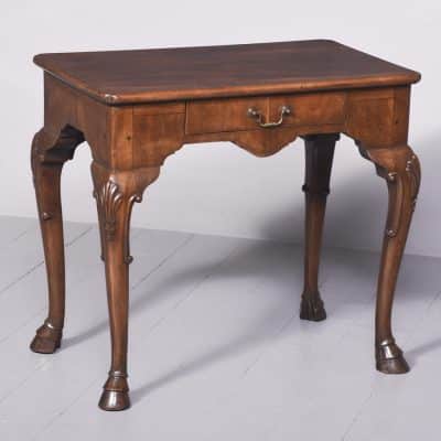 George II Style Mahogany Lowboy - Image 8