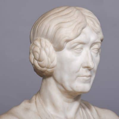 Marble Bust of a Lady - Image 2