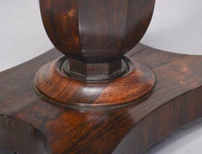 George IV Rosewood Occasional Table - Image 5