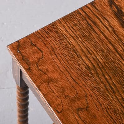 Nest of 3 Solid Oak Occasional Tables - Image 7