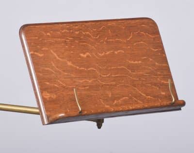 Adjustable Brass & Wood Reading Stand - Image 2