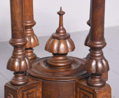 Quality Mid-Victorian Octagonal Burr-Walnut Centre Table - Image 4