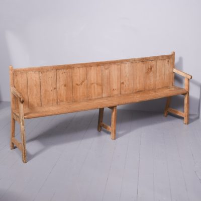 Yellow Pine Bench of Generous Proportions