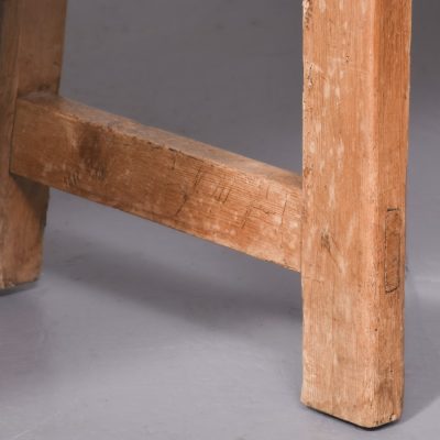 Yellow Pine Bench of Generous Proportions - Image 4