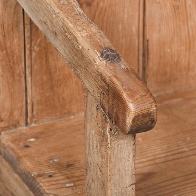 Yellow Pine Bench of Generous Proportions - Image 6