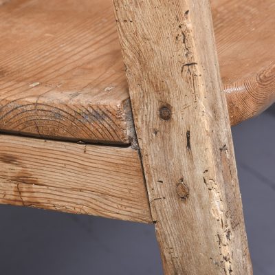 Yellow Pine Bench of Generous Proportions - Image 7
