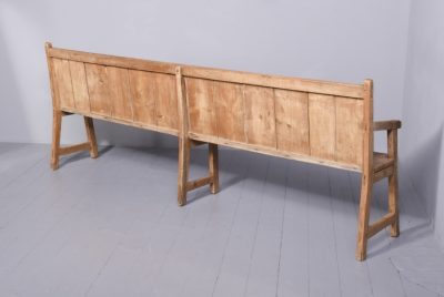 Yellow Pine Bench of Generous Proportions - Image 9