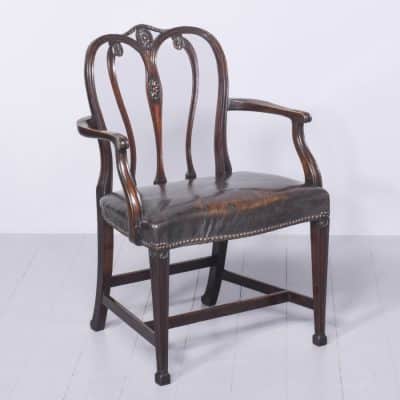 Exceptional Set of 8 Unusual George III Style Mahogany Dining Chairs - Image 5