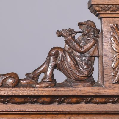 Magnificent Carved Oak Flemish Hall Stand of Very Large Proportions - Image 4