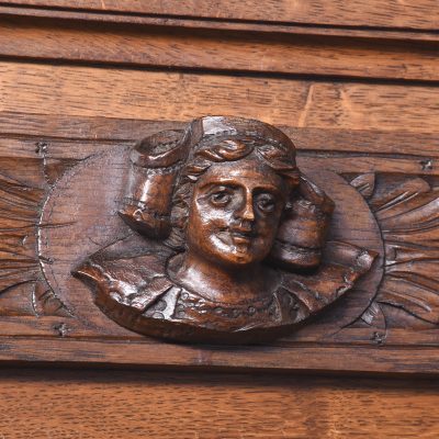 Magnificent Carved Oak Flemish Hall Stand of Very Large Proportions - Image 5