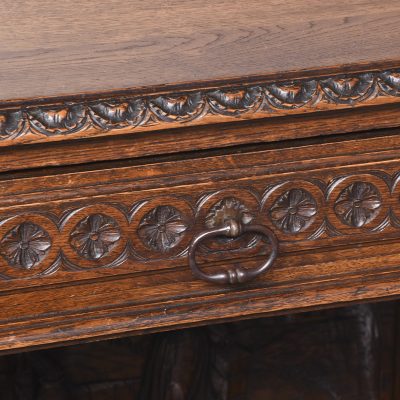Magnificent Carved Oak Flemish Hall Stand of Very Large Proportions - Image 17