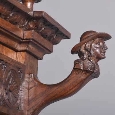 Magnificent Carved Oak Flemish Hall Stand of Very Large Proportions - Image 20