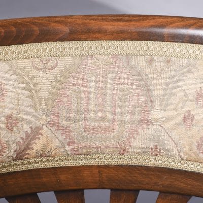 Late Victorian Tapestry Upholstered Revolving Office or Captain’s Chair - Image 3