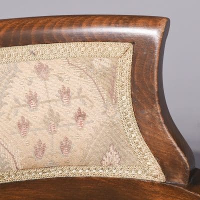 Late Victorian Tapestry Upholstered Revolving Office or Captain’s Chair - Image 5